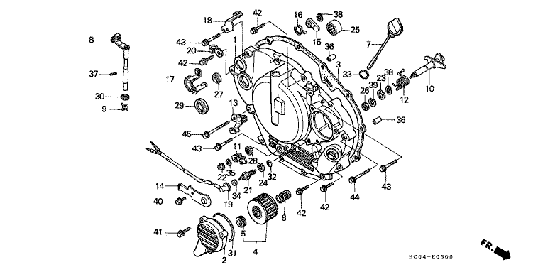 RIGHT CRANKCASE COVER