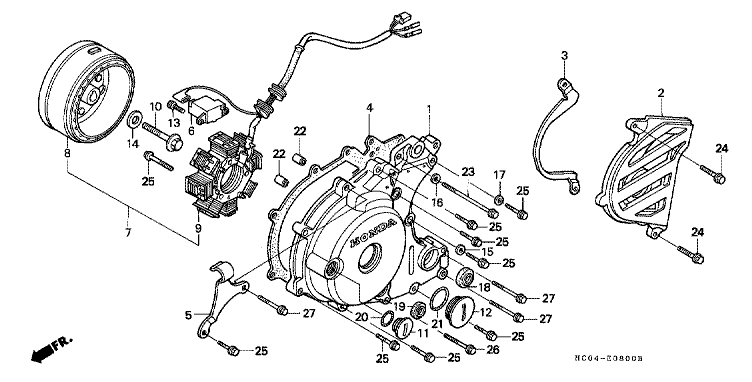 LEFT CRANKCASE COVER