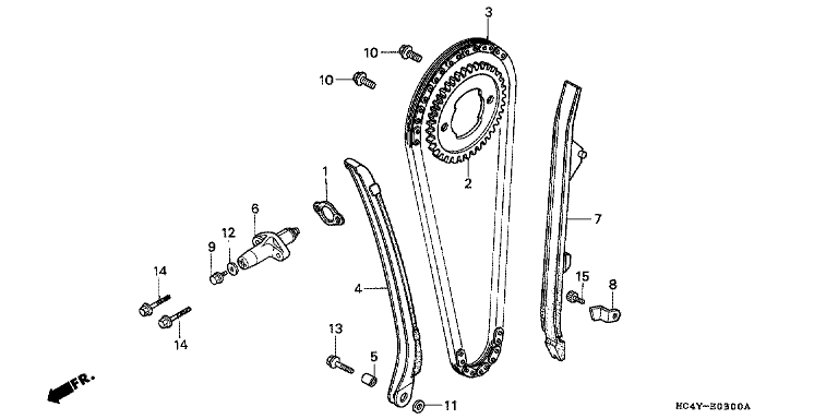 CAM CHAIN/TENSIONER
