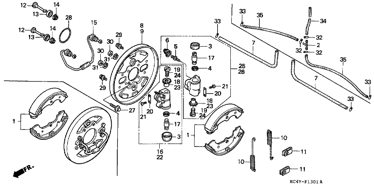 FRONT BRAKE PANEL