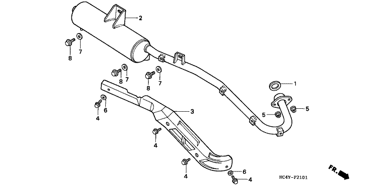 EXHAUST MUFFLER