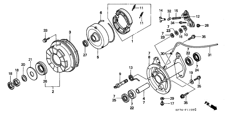 REAR BRAKE DRUM