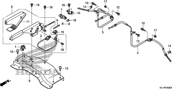 PARKING BRAKE (MUV700'09,'10)