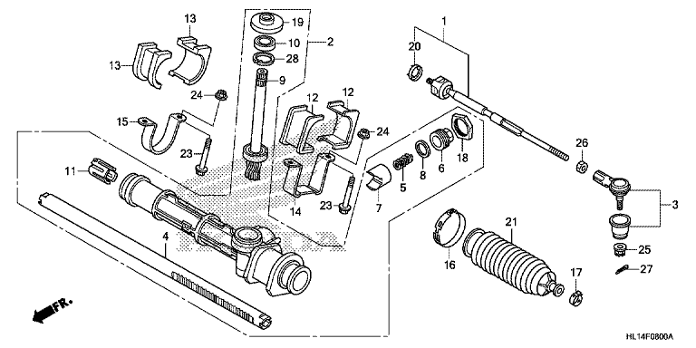 STEERING GEAR BOX/TIE ROD