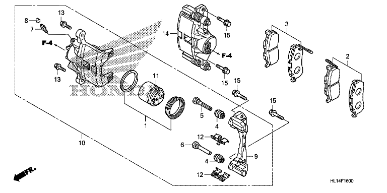 FRONT BRAKE CALIPER