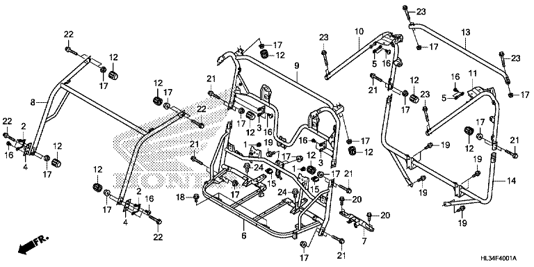 ROLL BAR (SXS700M2/SXS700M4)