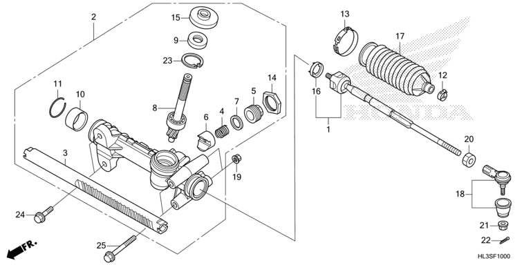 STEERING GEAR BOX/TIE ROD