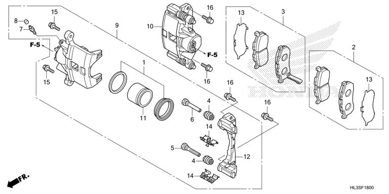FRONT BRAKE CALIPER
