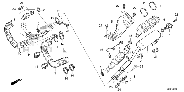 EXHAUST MUFFLER