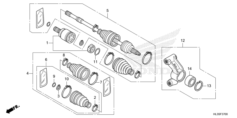 REAR KNUCKLE/REAR DRIVESHAFT