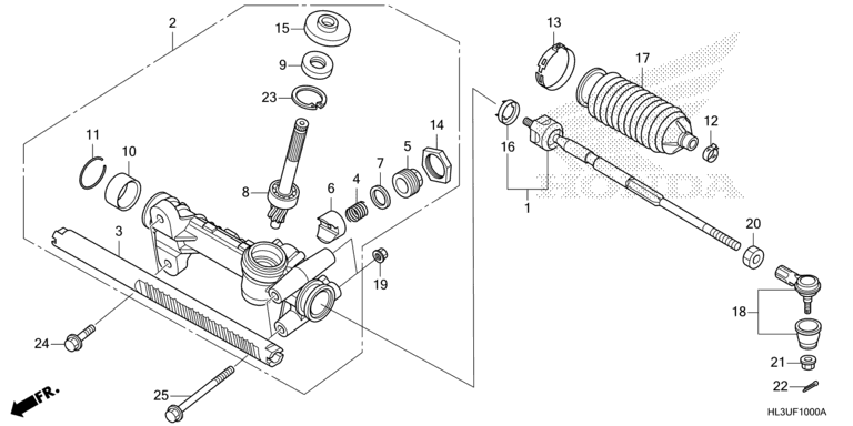 STEERING GEAR BOX/TIE ROD