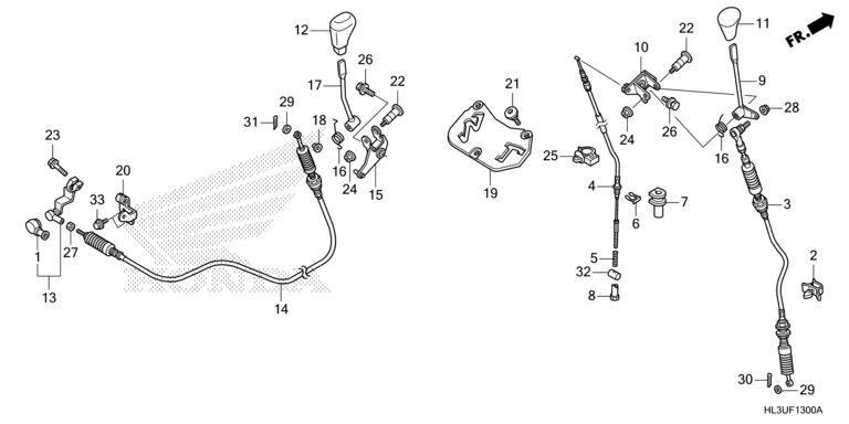 SHIFT LEVER/SELECT LEVER