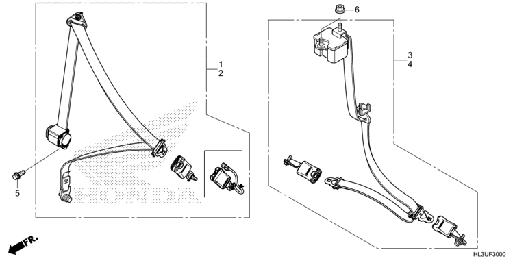 SEATBELT (SXS700M2PM,N/M4PM,N)