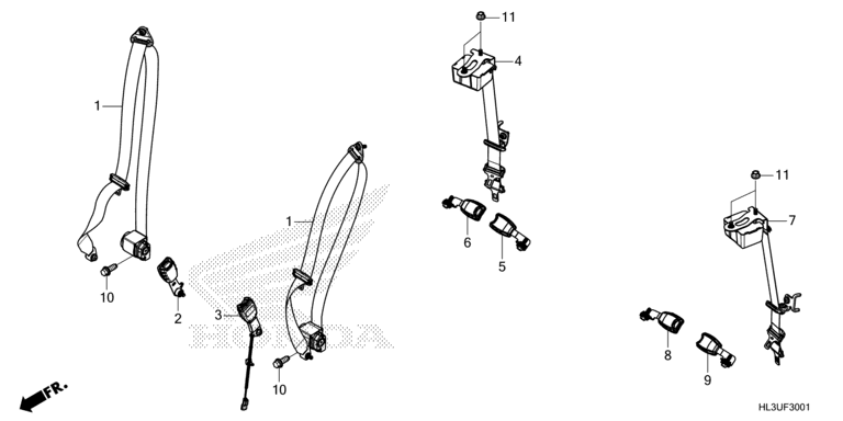 SEATBELT (SXS700M2PP,R/M2DR/M4PP,R)