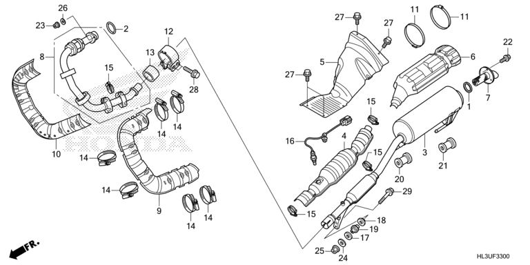 EXHAUST MUFFLER