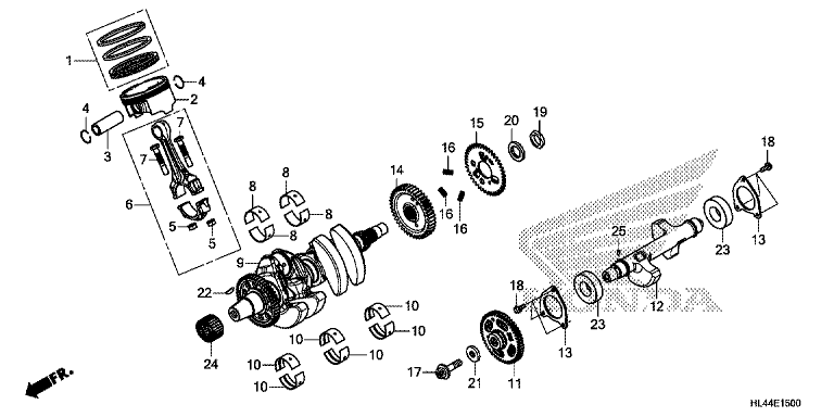 CRANKSHAFT/PISTON