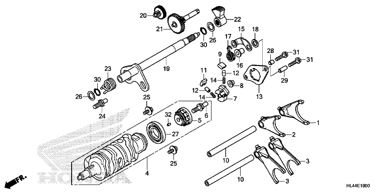 GEARSHIFT FORK (TRANSMISSION)