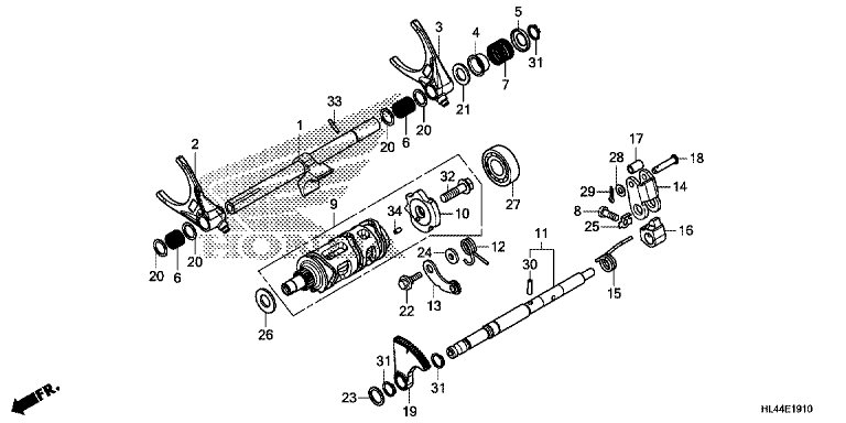 GEARSHIFT FORK (SUB TRANSMISSION)