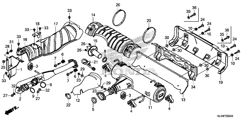 EXHAUST MUFFLER