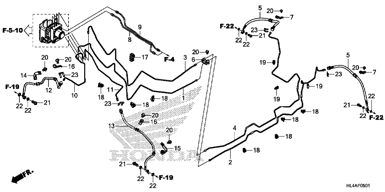 BRAKE PIPE (SXS1000M3L/M5L)