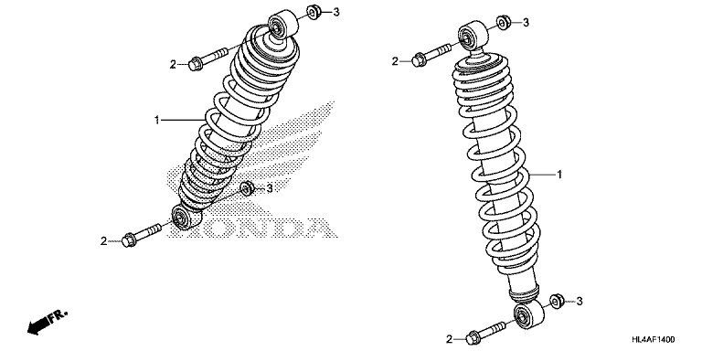 FRONT SUSPENSION (SXS1000M3/M3P/M5P/M5D)