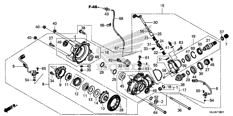 FRONT FINAL GEAR (SXS1000M3L/M5L)