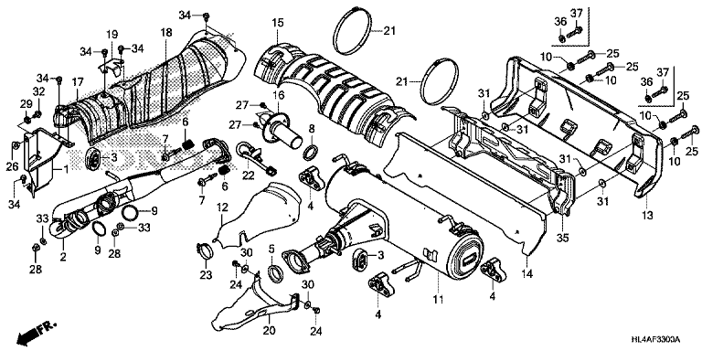 EXHAUST MUFFLER