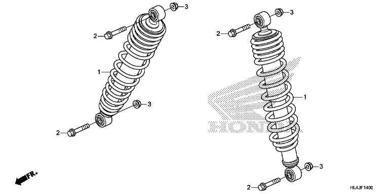 FRONT SUSPENSION (SXS1000M3/M3P/M5P/M5D)