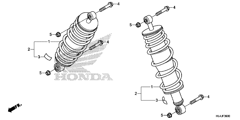 REAR SUSPENSION (SXS1000M3/M3P/M5P/M5D)