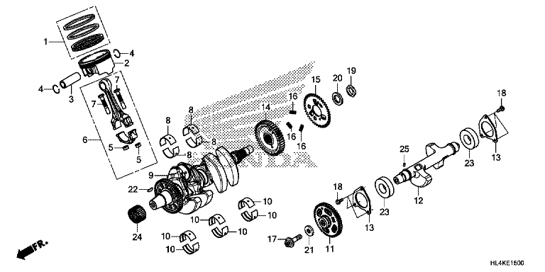 CRANKSHAFT/PISTON