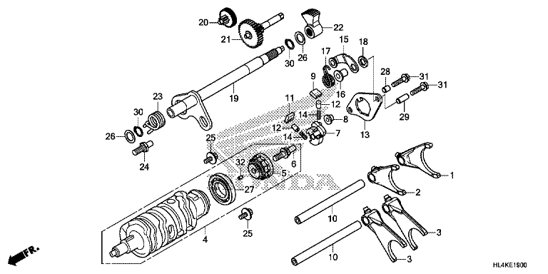 GEARSHIFT FORK (TRANSMISSION)