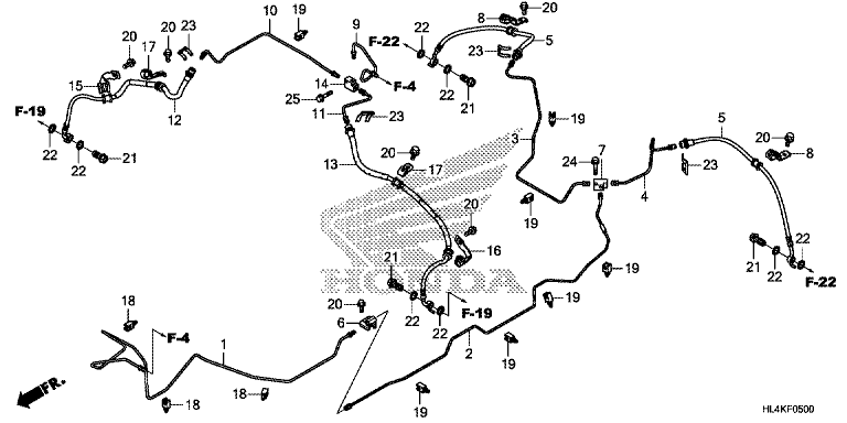 BRAKE PIPE (SXS1000M3/M3P/M5P/M5D)