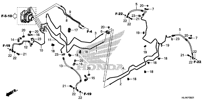 BRAKE PIPE (SXS1000M3L/M5L)