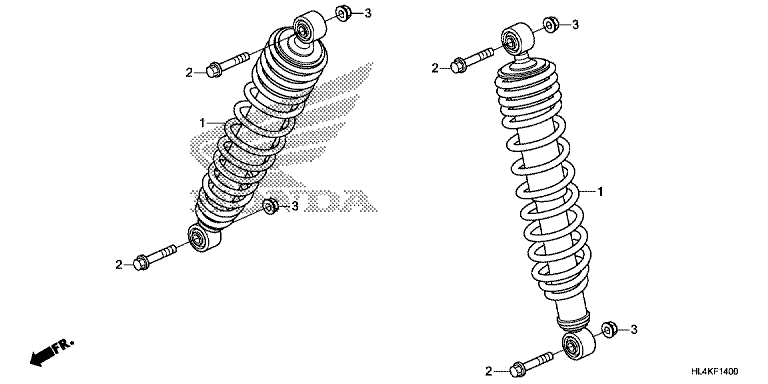 FRONT SUSPENSION (SXS1000M3/M3P/M5P/M5D)