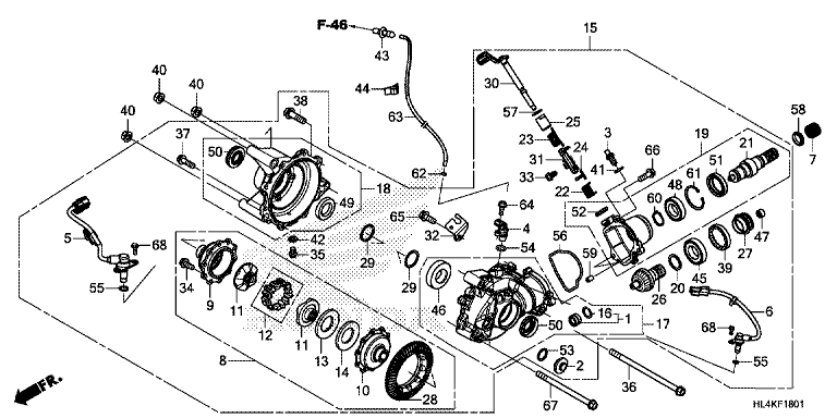 FRONT FINAL GEAR (SXS1000M3L/M5L)