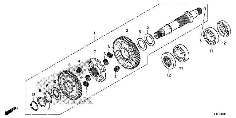 FINAL DRIVEN SHAFT