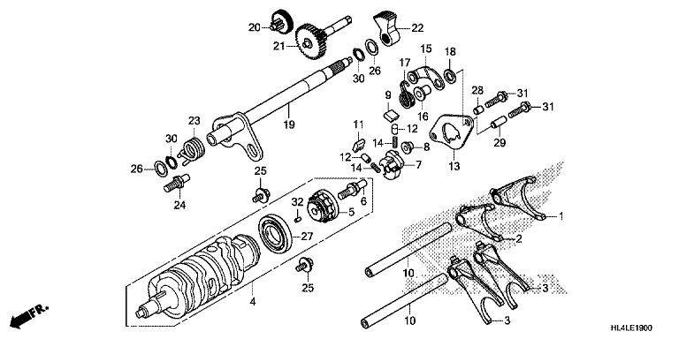 GEARSHIFT FORK (TRANSMISSION)