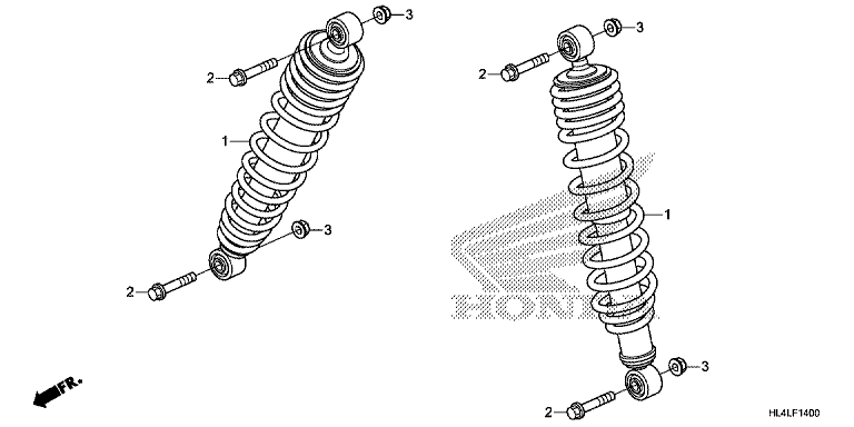 FRONT SUSPENSION (SXS1000M3P/M3D/M5P/M5D)