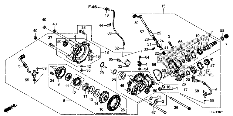 FRONT FINAL GEAR (SXS1000M3L/M5L)