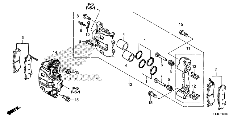 FRONT BRAKE CALIPER