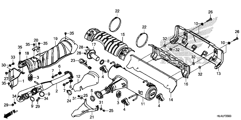 EXHAUST MUFFLER