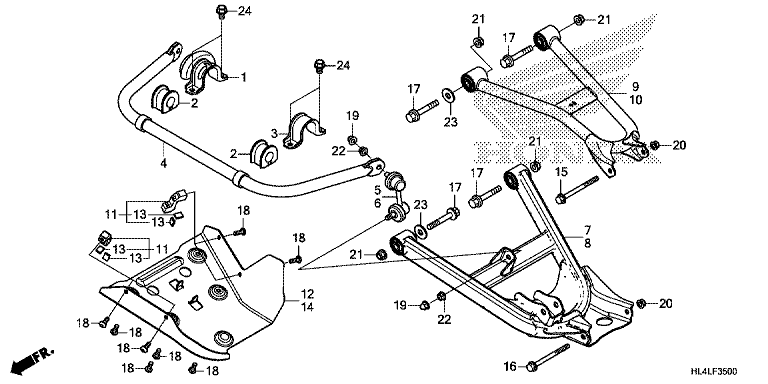 REAR ARM/REAR STABILIZER