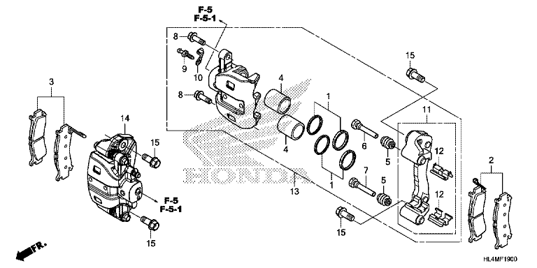 FRONT BRAKE CALIPER