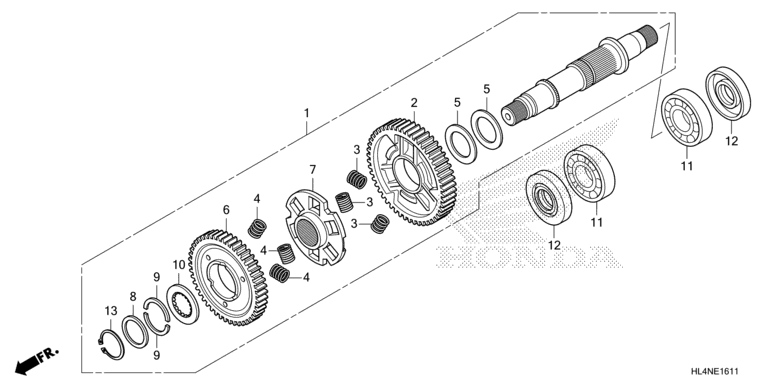 FINAL DRIVEN SHAFT