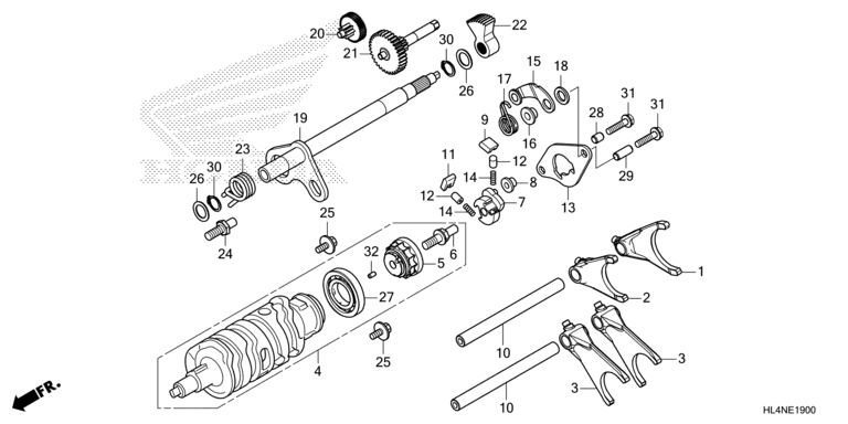 GEARSHIFT FORK (TRANSMISSION)