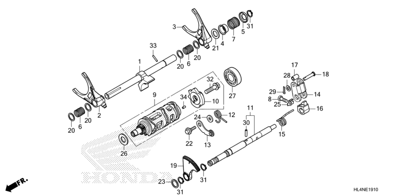 GEARSHIFT FORK (SUB TRANSMISSION)
