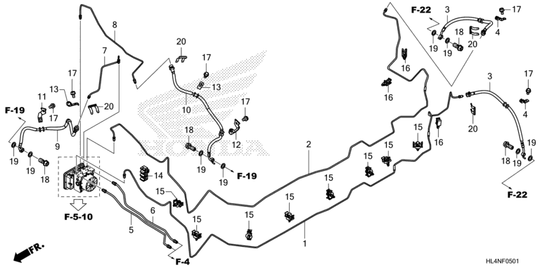 BRAKE PIPE (VSA)