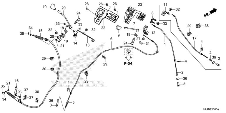 SHIFT LEVER/SELECT LEVER