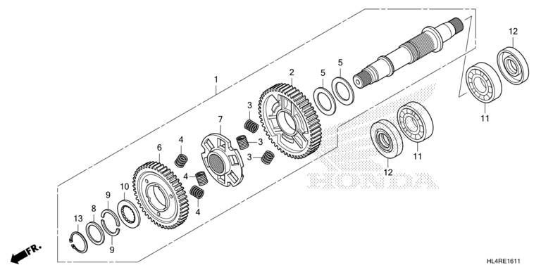 FINAL DRIVEN SHAFT
