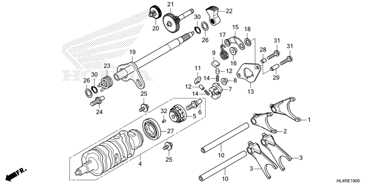 GEARSHIFT FORK (TRANSMISSION)
